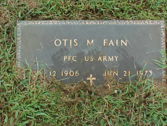 Otis M Fain