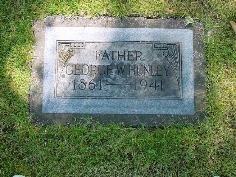 George W. Hunley grave