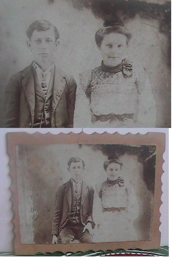 Elmer and Dorcas Tharp(Wedding?)