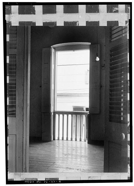 4. INTERIOR VIEW FROM SECOND-FLOOR LIVING ROOM THROUGH...
