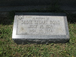 Sudie Stuart Bond Gravesite