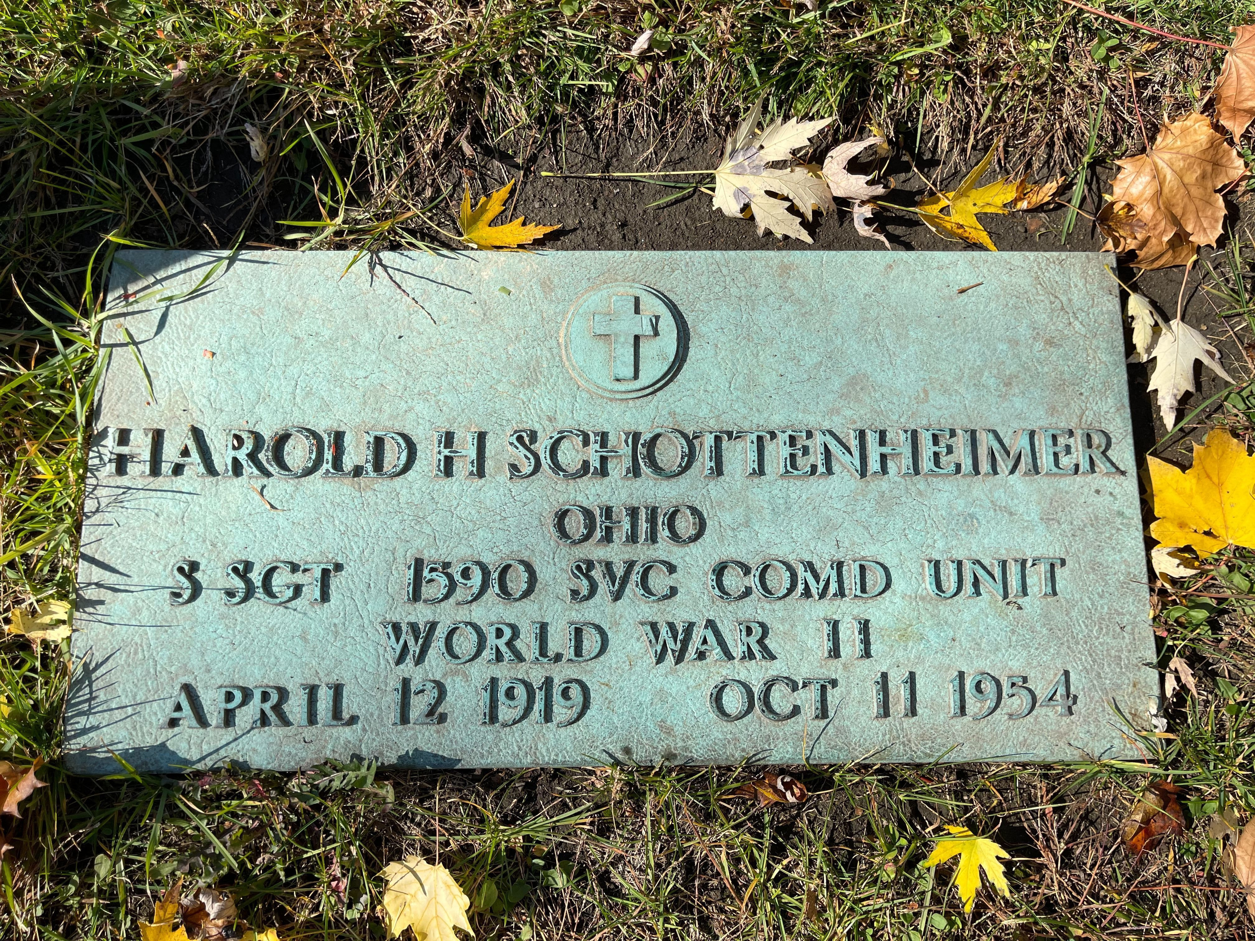 Harold Schottenheimer's Grave