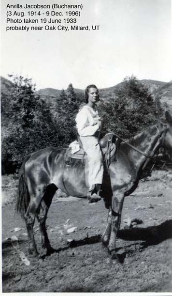 Arvilla Jacobson on Horse