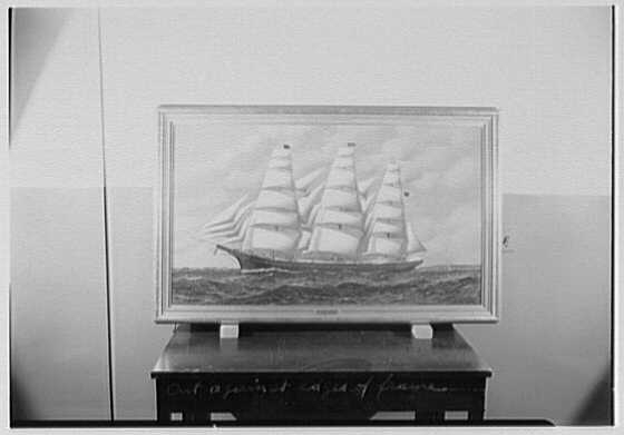 Seamen's Bank for Savings. Copy of painting, "Daniel Barnes"