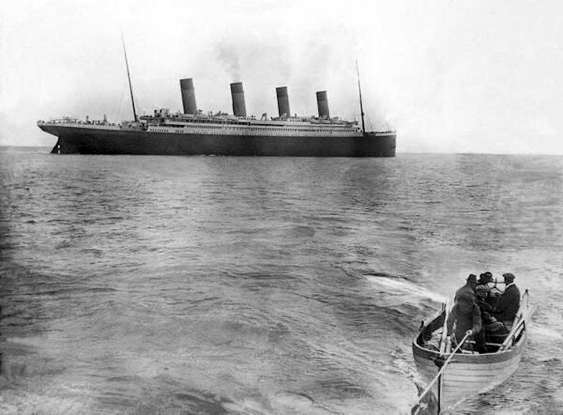 Last Photo of the Titanic Afloat