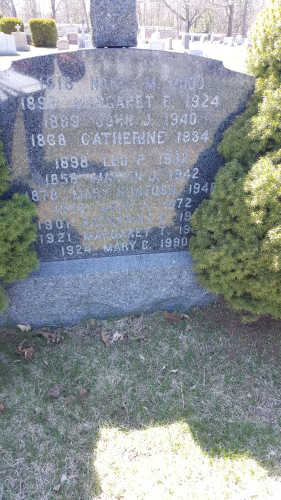 Margaret Eleanor O'Hare-Barron--gravestone