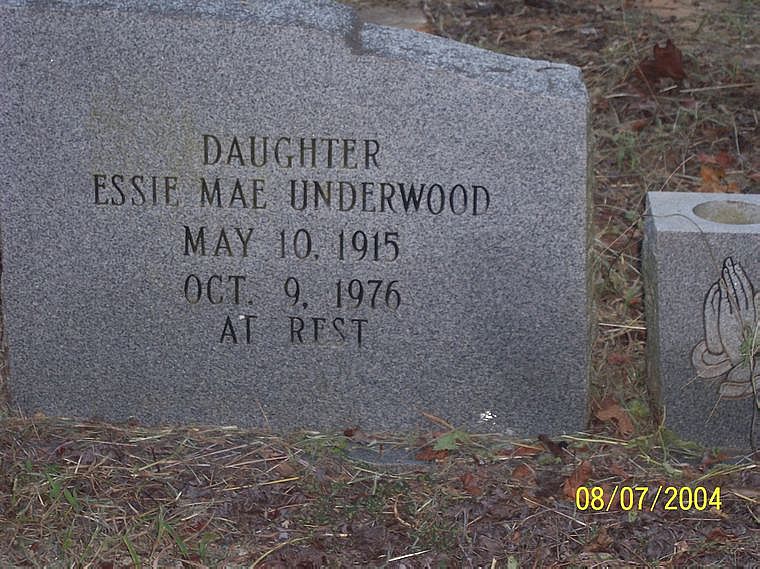 "Grandma Essie Mae's Tombstone"