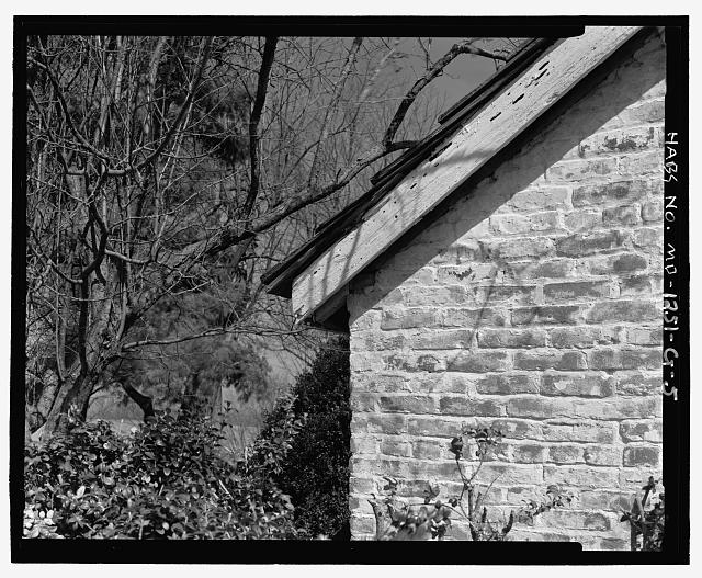 Detail in read (southwest) fascia and rafter detail
UTM...