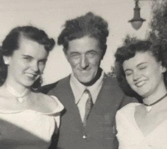 Ammon Hennacy & his daughters. 