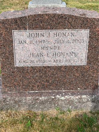 John Joseph Honan--gravestone