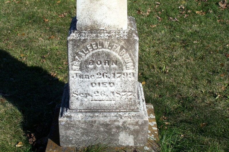Bezaleel Farnum's Headstone
