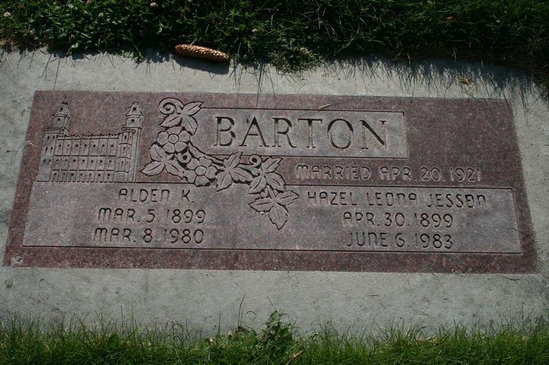 Alden Kilshaw Barton Gravesite