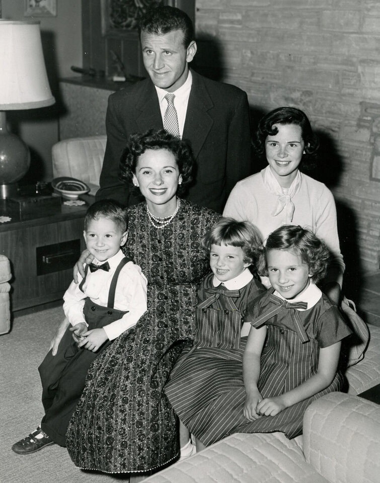 Sandra Jane Hayden with Mother Jan, stepfather Robert W. Lerner .