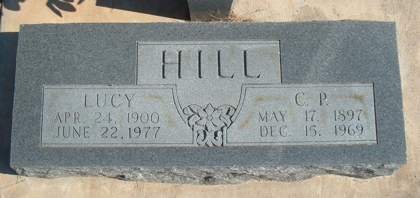 C. P. and Lucy Hill gravesite