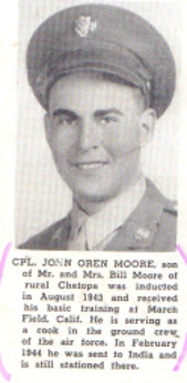 john moore, Kansas 1940's