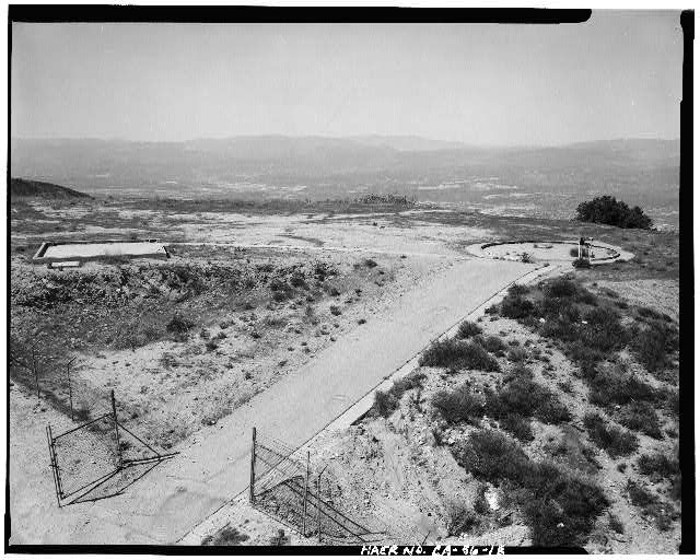 18. PANORAMIC VIEW OF RADAR SITE, LOOKING WEST, SHOWING...