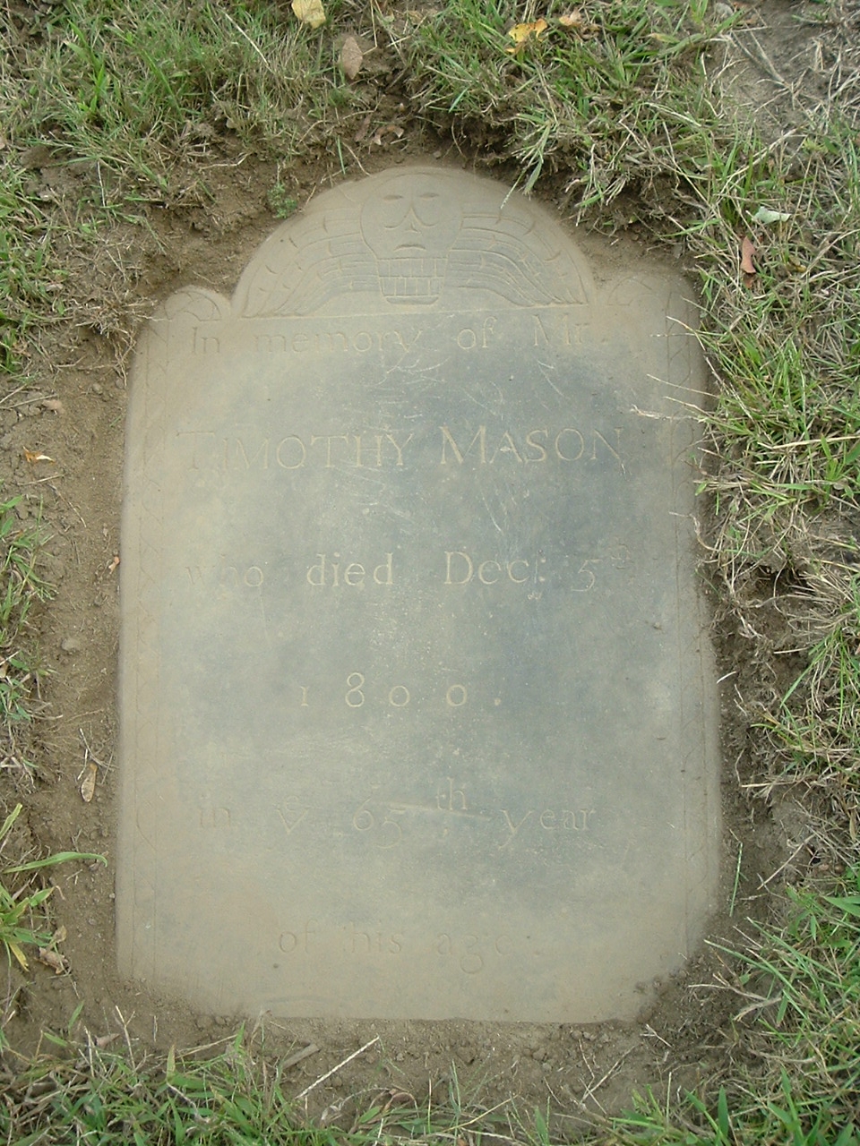 Timothy Mason gravesite