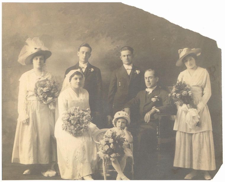 1916 Wedding of Daniel MacPherson and Florence Gor