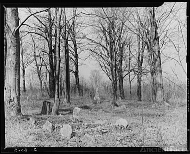 Four new graves in cemetery at Kempton, West Virginia,...