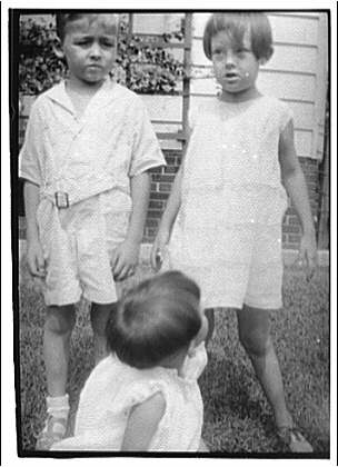 West Virginia trip. Three children