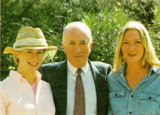 With the two daughters of Maria Weissenberg.