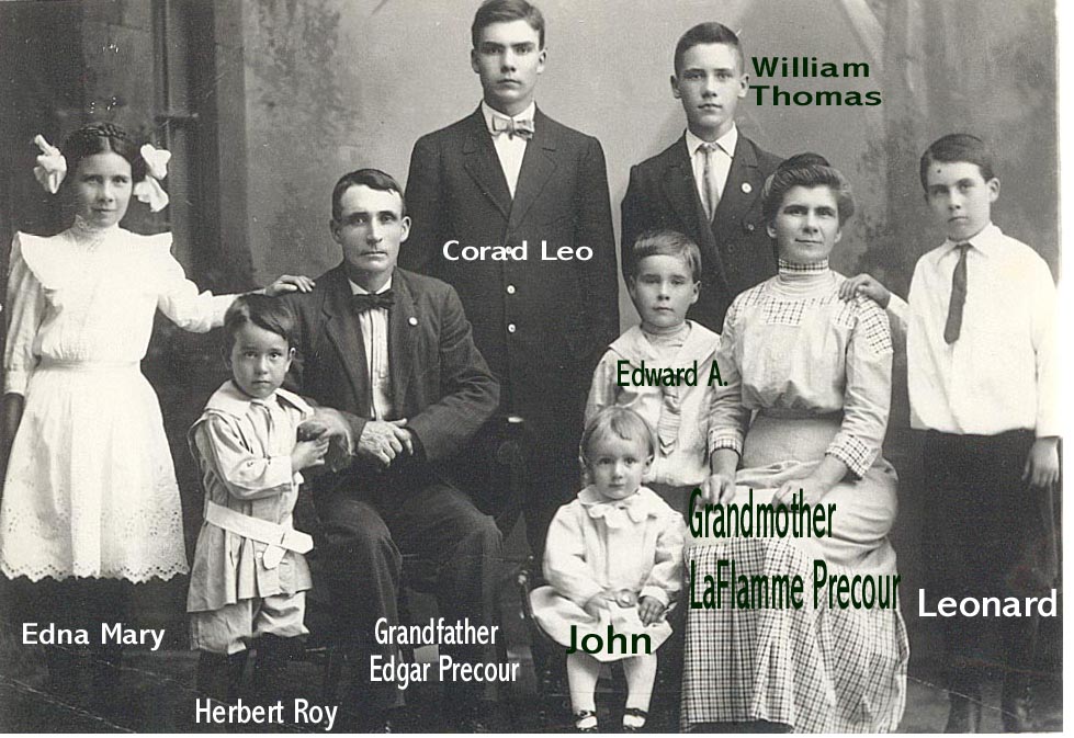 Precour Family of Oshkosh, Wisconsin