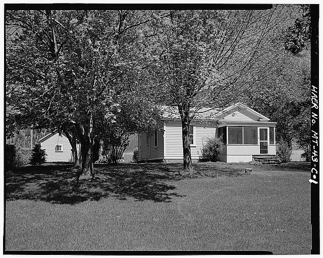 1. WOOD FRAME HOUSE AT WEST SIDE OF POWER PLANT CAMP,...