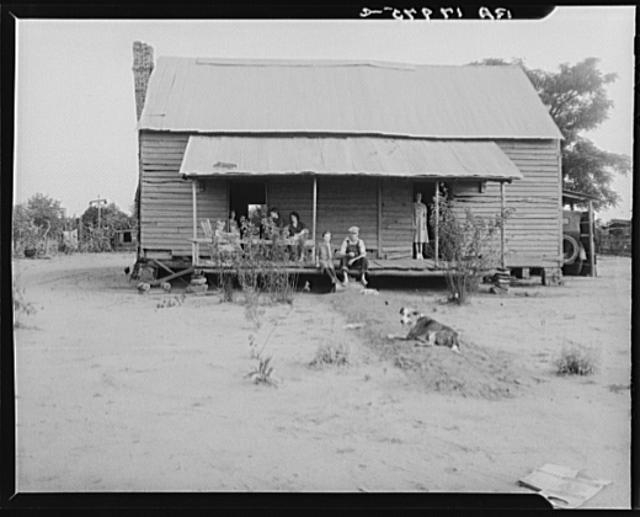 Landless family of cotton sharecroppers, Macon County,...