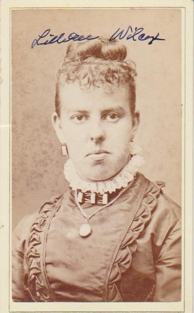 Lillian Wilcox, Michigan 1878