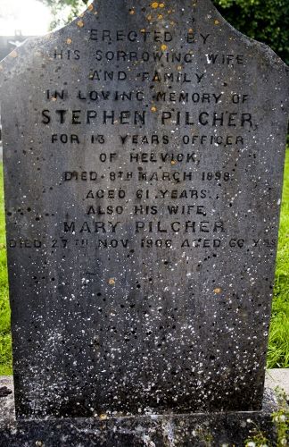 Stephen & Mary Pilcher gravesite