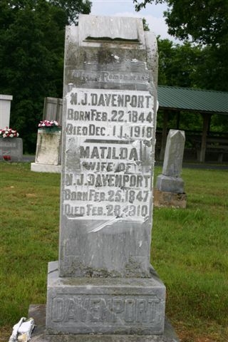 Newton John Davenport gravesite
