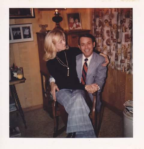 Bill and Sue at The Hyams'.