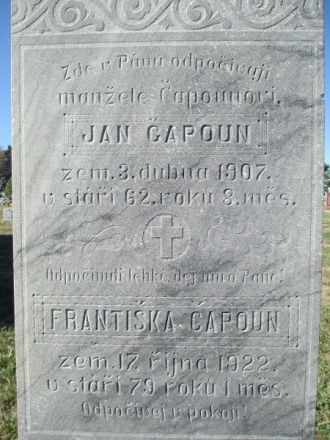 JAN Capoun (Caboun).