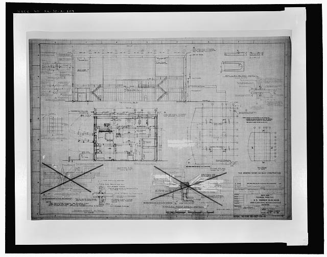 109. Back side technical facilities S.R. scanner building...