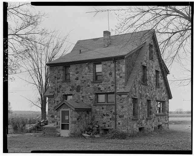 3. EXTERIOR VIEW OF WEST AND NORTH WALLS LOOKING...