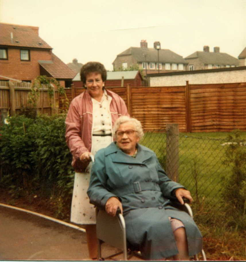 Margaret Ann Bridge and her mother Sybil (Nee Platts)