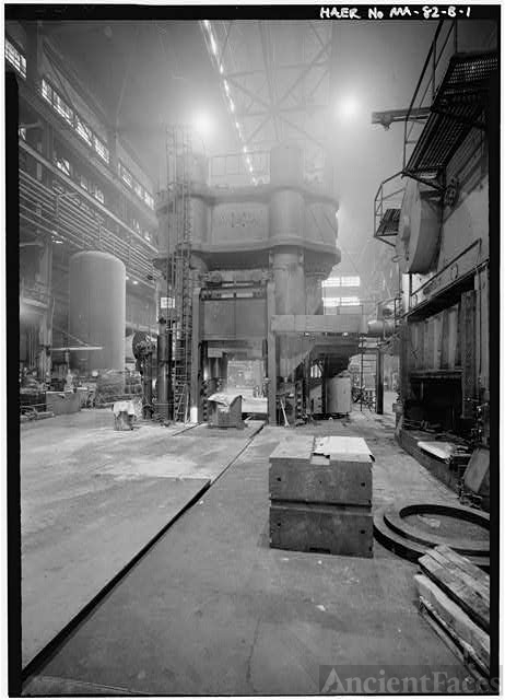 1. Mesta 18,000-Ton Forging Press used for making the...