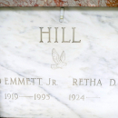 The gravesite of Oscar Emmett Hill