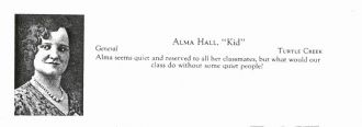 Alma Claire (Hall) Lee