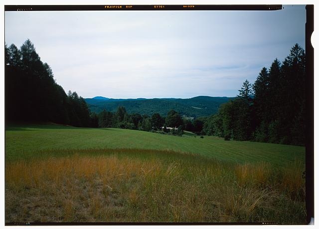 63. View of the French lot, looking southeast, with the...