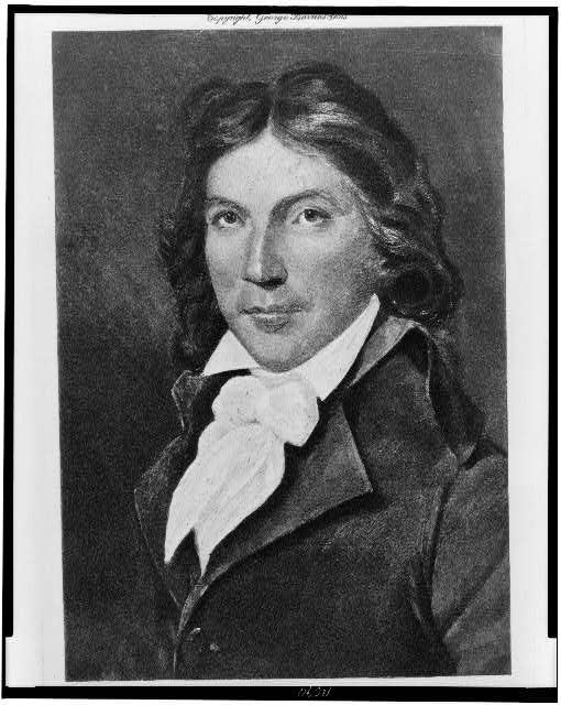 [Camille Desmoulins, head-and-shoulders portrait, facing...