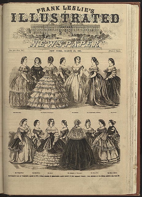 Inauguration ball at Washington, March 4, 1861 - superb...