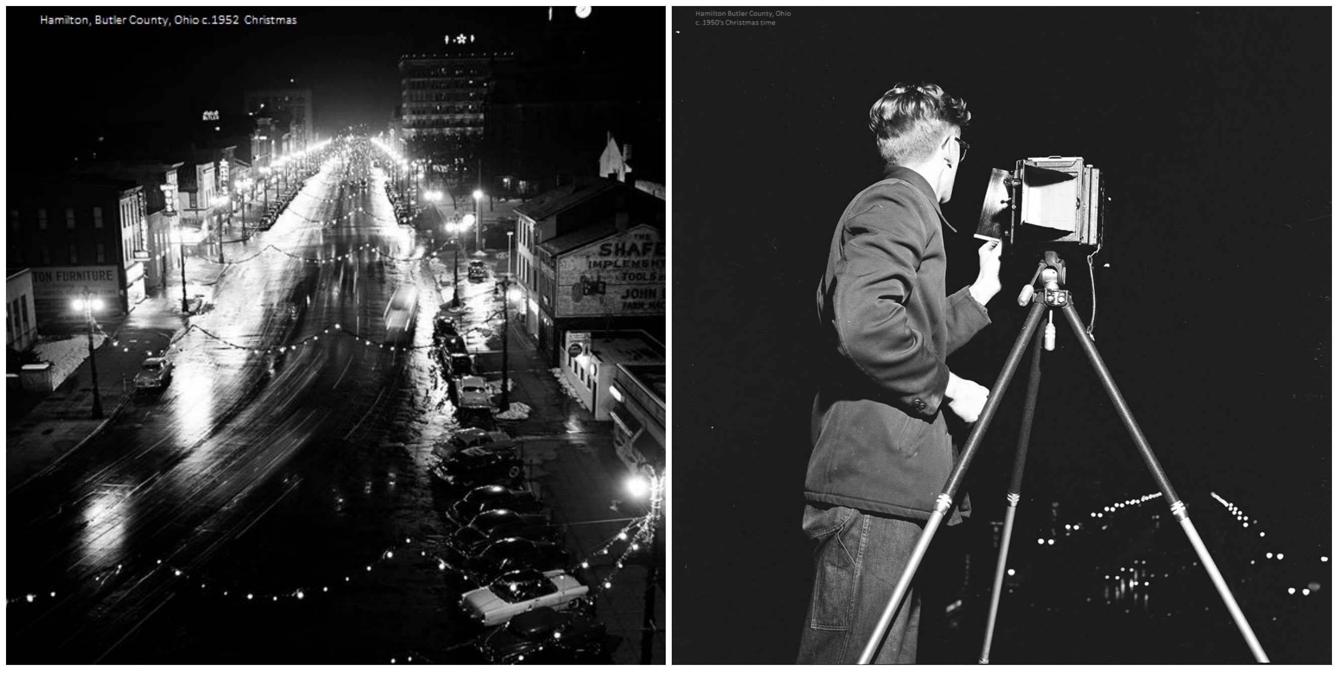 Christmas in Hamilton, Ohio, c.1952