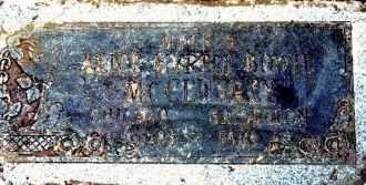 Grave of Alice Myrtle Bowie McCluskey