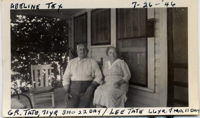 Bob and Lee Wilhelm Tate
