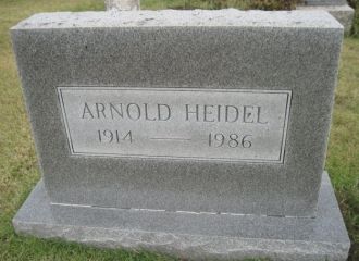 Arnold Heidel gravesite