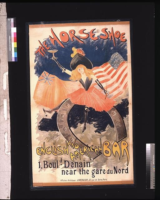 The horseshoe English and American bar, 1, Bould. Denain...