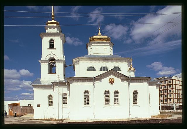 Church of Saint Nicholas, (1852), south view, Yakutsk,...