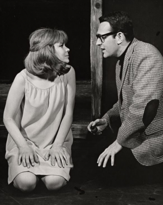 Barbara Harris and Larry Blyden in THE APPLE TREE.