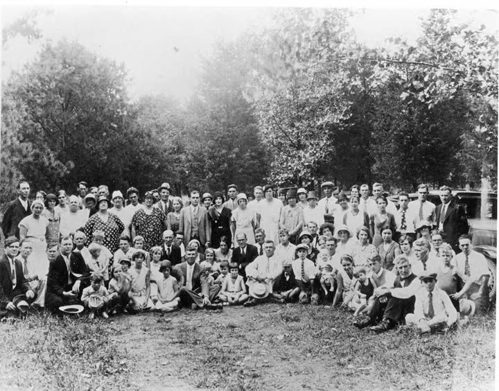 Light & Link Family Reunion, Virginia 1933
